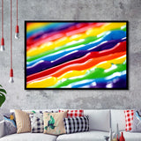Abstract LGBT, LGBT Framed Art Prints Wall Art Decor,Black Frame, Ready to hang