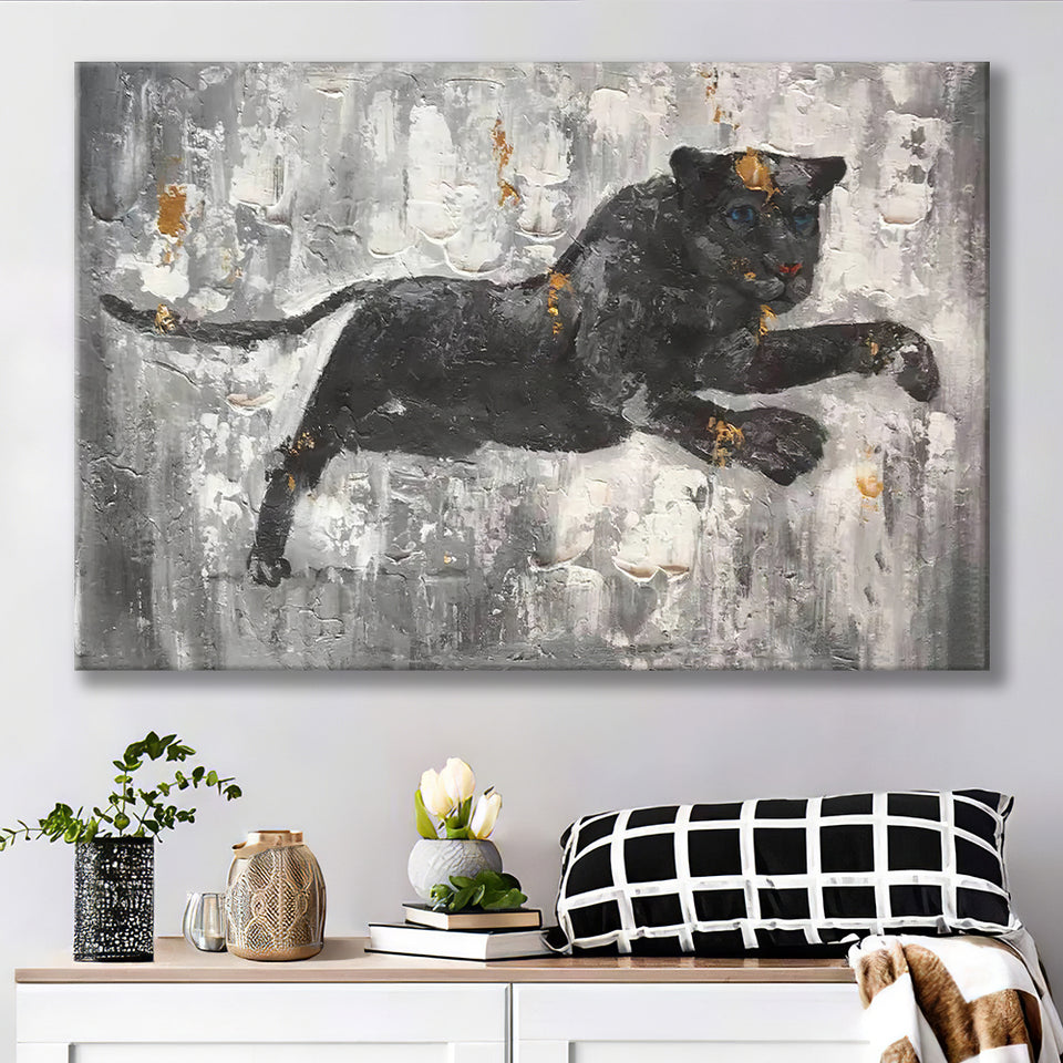 Abstract Lepord Painting Canvas Prints Wall Art - Painting Canvas, Art Prints, Wall Decor