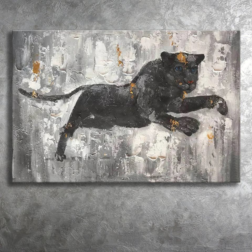 Abstract Lepord Painting Canvas Prints Wall Art - Painting Canvas, Art Prints, Wall Decor