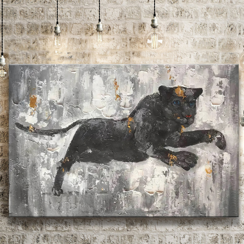 Abstract Lepord Painting Canvas Prints Wall Art - Painting Canvas, Art Prints, Wall Decor