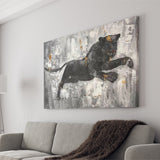 Abstract Lepord Painting Canvas Prints Wall Art - Painting Canvas, Art Prints, Wall Decor