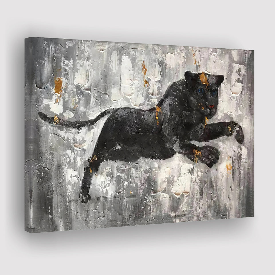 Abstract Lepord Painting Canvas Prints Wall Art - Painting Canvas, Art Prints, Wall Decor