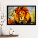 Abstract Lion Framed Canvas Prints Wall Art Decor - Painting Canvas, Framed Picture, Home Decor