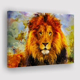 Abstract Lion Canvas Prints Wall Art Decor - Painting Canvas, Art Print, Home Decor, Ready to Hang