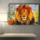 Abstract Lion Canvas Prints Wall Art Decor - Painting Canvas, Art Print, Home Decor, Ready to Hang
