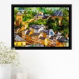 Abstract Luxembourg Painting Framed Canvas Prints Wall Art Decor - Painting Canvas, Framed Picture, Home Decor