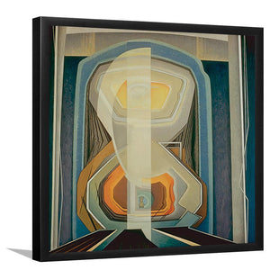 Abstract Painting  20 by Lawren Harris-Arr Print, Canvas Art, Frame Art, Plexiglass cover