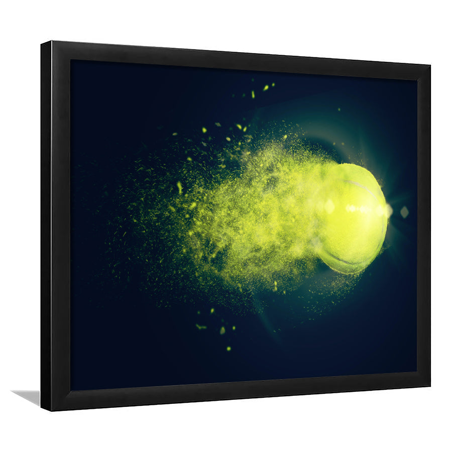 Abstract Tennis, Tennis Framed Art Prints Wall Art Decor,Black Frame, Ready to hang