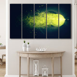 Abstract Tennis, Tennis 5 Panels B,Large Canvas,Canvas Prints Wall Art Home Decor