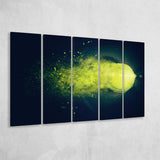 Abstract Tennis, Tennis 5 Panels B,Large Canvas,Canvas Prints Wall Art Home Decor