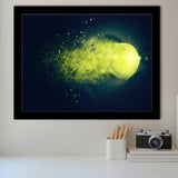 Abstract Tennis, Tennis Framed Art Prints Wall Art Decor,Black Frame, Ready to hang