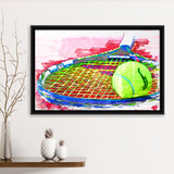 Abstract Tennis Framed Canvas Prints Wall Art Decor - Painting Canvas, Framed Picture, Home Decor