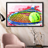 Abstract Tennis Framed Canvas Prints Wall Art Decor - Painting Canvas, Framed Picture, Home Decor