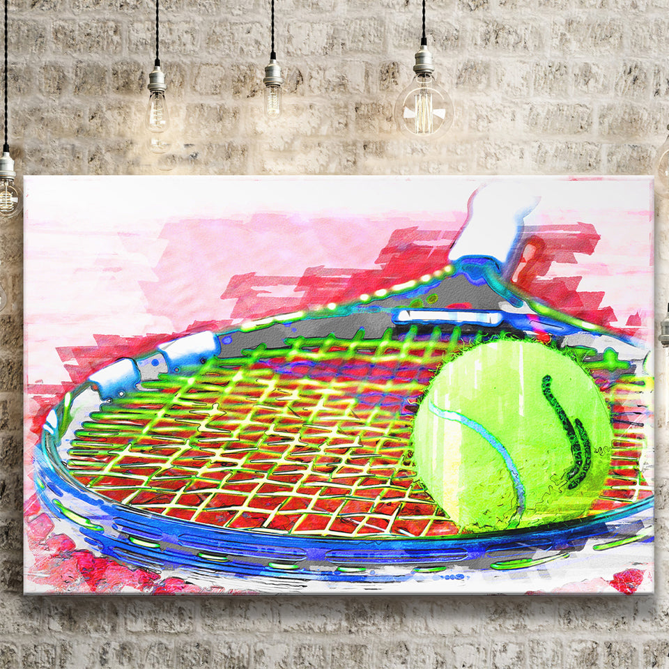 Abstract Tennis Canvas Prints Wall Art Decor - Painting Canvas, Art Print, Home Decor, Ready to Hang