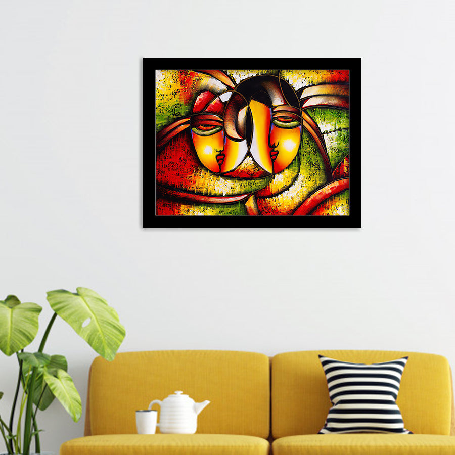Abstract Face II Framed Wall Art - Framed Prints, Art Prints, Print for Sale, Painting Prints