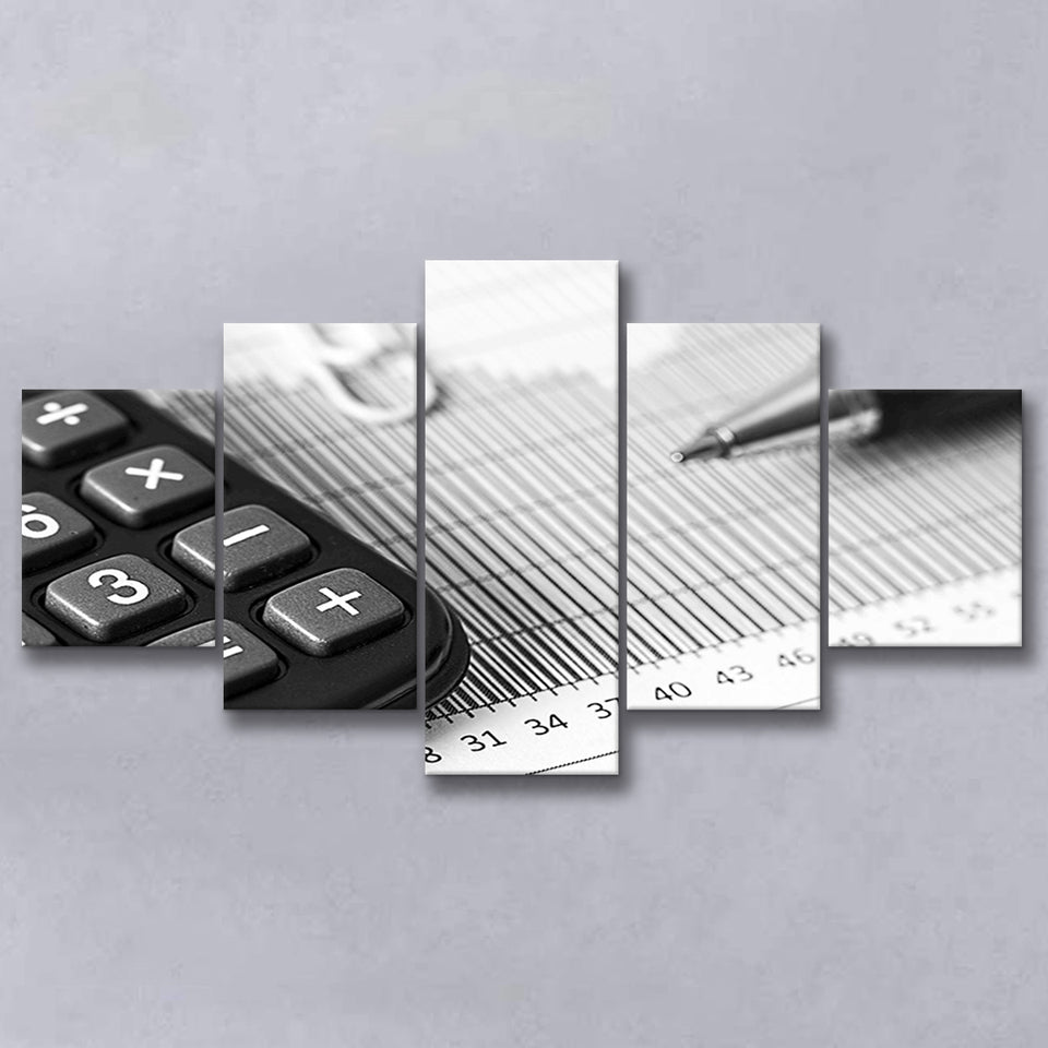 Accountant Office Decor, Accountant Gift Multi Panels,Canvas Prints Wall Art Home Decor