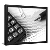 Accountant Office Decor, Accountant Gift Framed Art Prints Wall Art Decor,Black Frame, Ready to hang