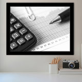 Accountant Office Decor, Accountant Gift Framed Art Prints Wall Art Decor,Black Frame, Ready to hang