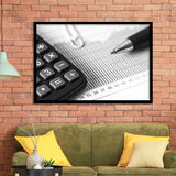 Accountant Office Decor, Accountant Gift Framed Art Prints Wall Art Decor,Black Frame, Ready to hang