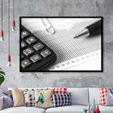 Accountant Office Decor, Accountant Gift Framed Art Prints Wall Art Decor,Black Frame, Ready to hang