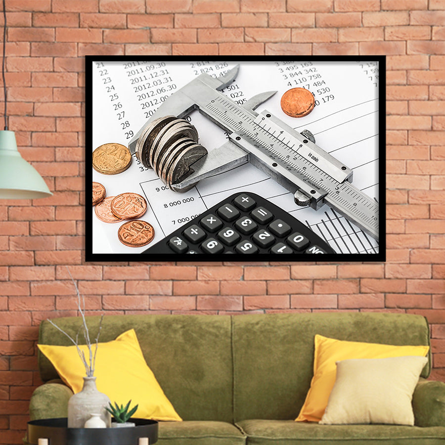 Accounting, Accountant Gift Framed Art Prints Wall Art Decor,Black Frame, Ready to hang