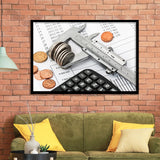 Accounting, Accountant Gift Framed Art Prints Wall Art Decor,Black Frame, Ready to hang