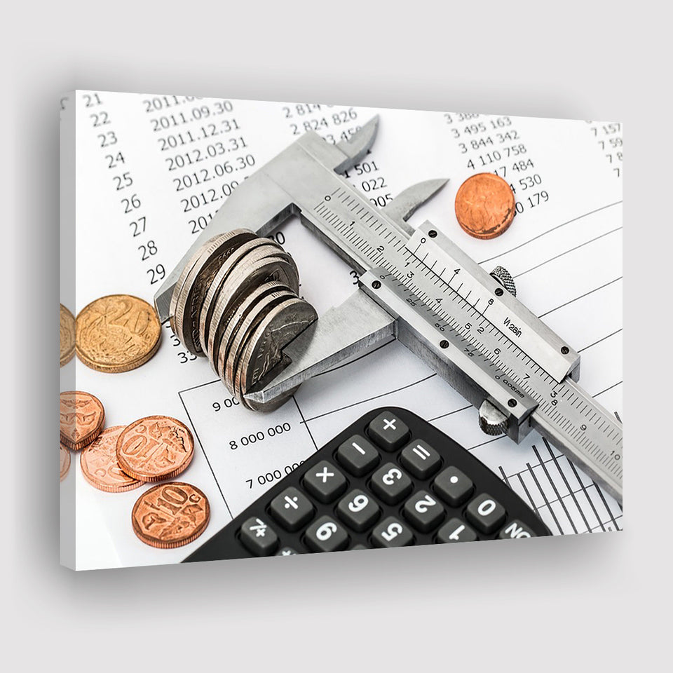 Accounting, Accountant Gift Canvas Prints Wall Art Home Decor - Painting Canvas, Ready to hang