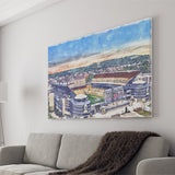 Acrisure Stadium Steelers Stadium Watercolor, Sport Art Prints Fan Gift, Canvas Prints Wall Art Decor