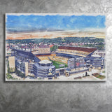 Acrisure Stadium Steelers Stadium Watercolor, Sport Art Prints Fan Gift, Canvas Prints Wall Art Decor
