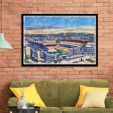 Acrisure Stadium Steelers Stadium Watercolor, Sport Prints Fan Gift, Framed Art Prints Wall Art Decor