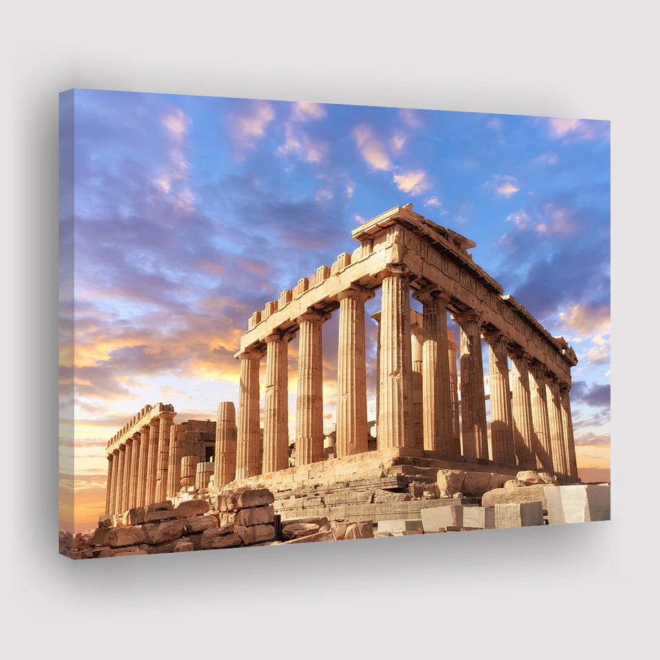 Acropolis Of Athens, Greece, Canvas Prints Wall Art Home Decor