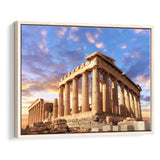 Acropolis Of Athens, Greece, Framed Canvas Prints Wall Art Home Decor,Floating Frame, Ready to Hang