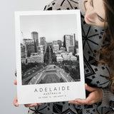 Adelaide, Australia Black And White Art Canvas Prints Wall Art Home Decor
