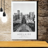 Adelaide, Australia Black And White Art Canvas Prints Wall Art Home Decor