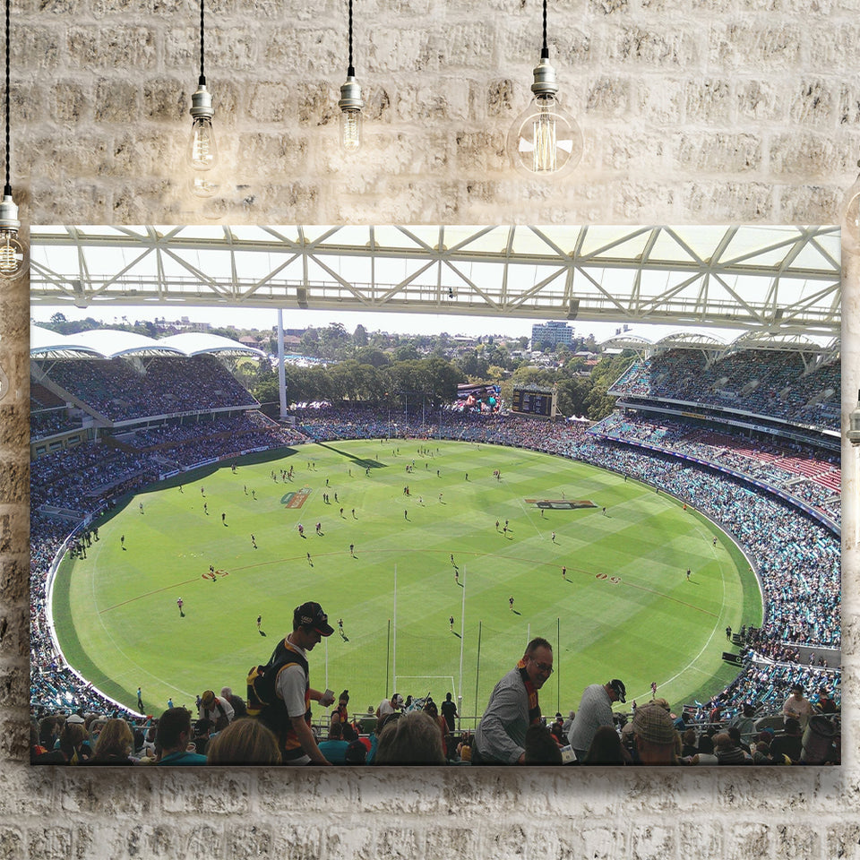 Adelaide Oval Grandstand, Stadium Canvas, Sport Art, Gift for him, Fan Gift, Canvas Prints Wall Art Decor