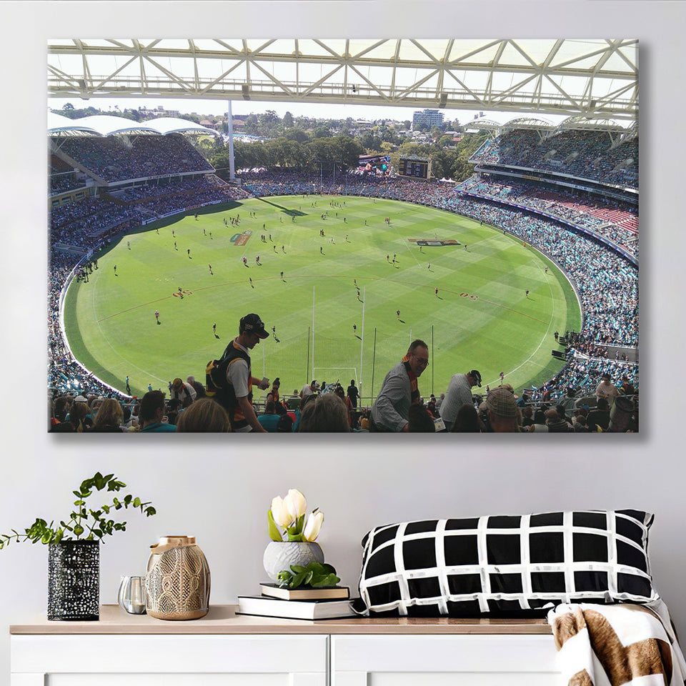 Adelaide Oval Grandstand, Stadium Canvas, Sport Art, Gift for him, Fan Gift, Canvas Prints Wall Art Decor
