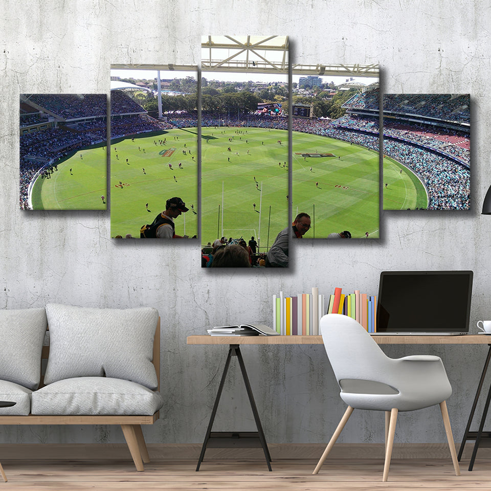 Adelaide Oval Grandstand, Stadium Canvas, Sport Art, Large Canvas, Multi Panels, Canvas Prints Wall Art Decor