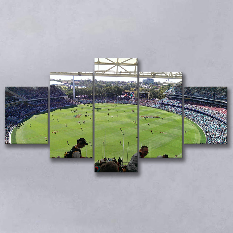 Adelaide Oval Grandstand, Stadium Canvas, Sport Art, Large Canvas, Multi Panels, Canvas Prints Wall Art Decor