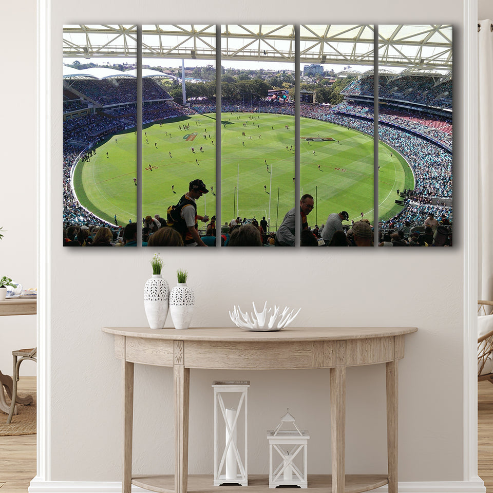 Adelaide Oval Grandstand, Stadium Canvas, Sport Art, Gift for him, Multi Panels B, Canvas Prints Wall Art Decor