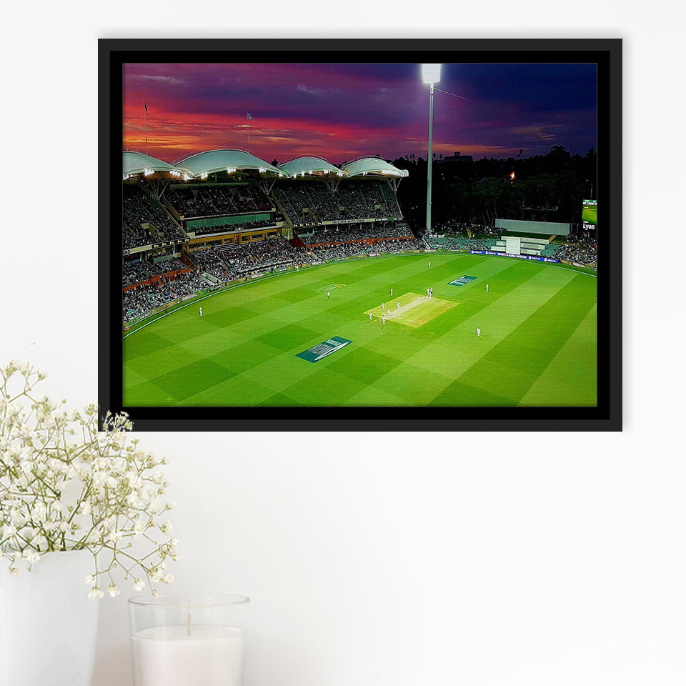 Adelaide Oval, Stadium Canvas, Sport Art, Gift for him, Framed Canvas Prints Wall Art Decor, Framed Picture