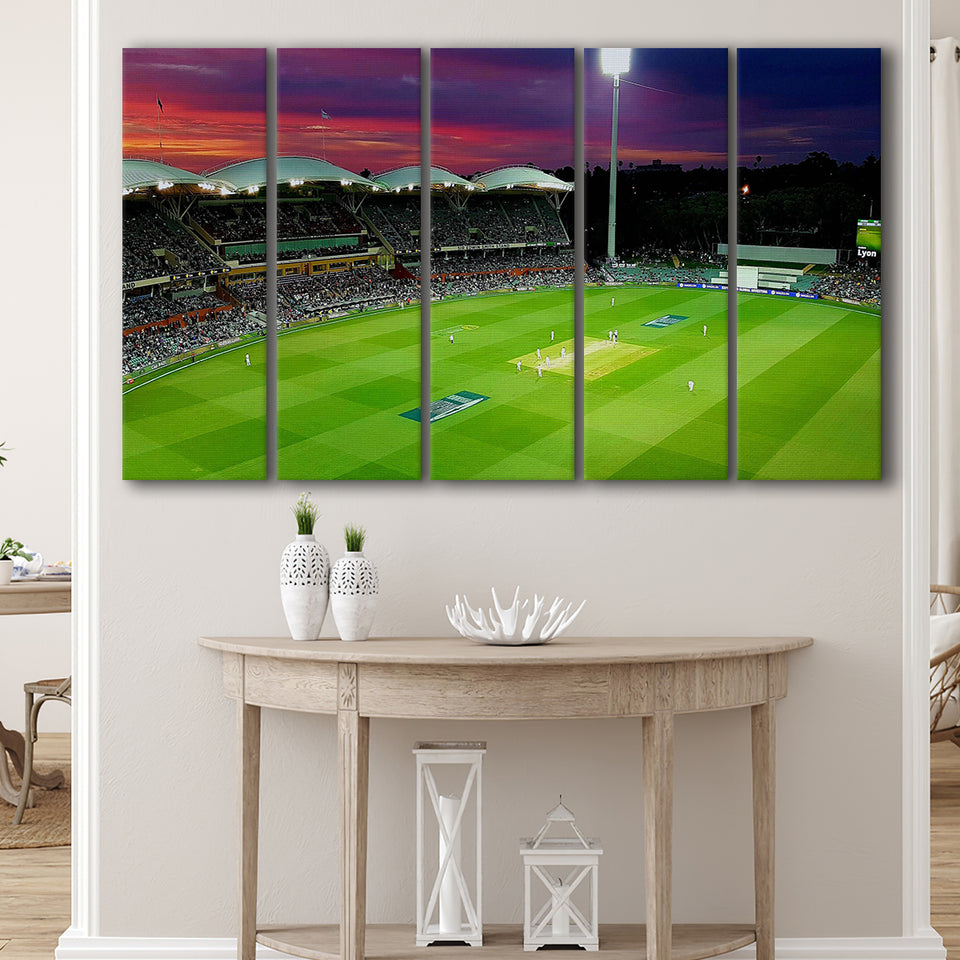 Adelaide Oval, Stadium Canvas, Sport Art, Gift for him, Multi Panels B, Canvas Prints Wall Art Decor