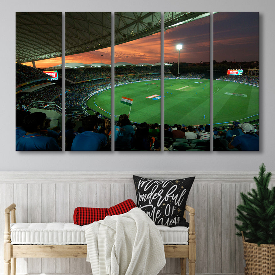 Adelaide Oval Stadium, Stadium Canvas, Sport Art, Gift for him, Multi Panels B, Canvas Prints Wall Art Decor