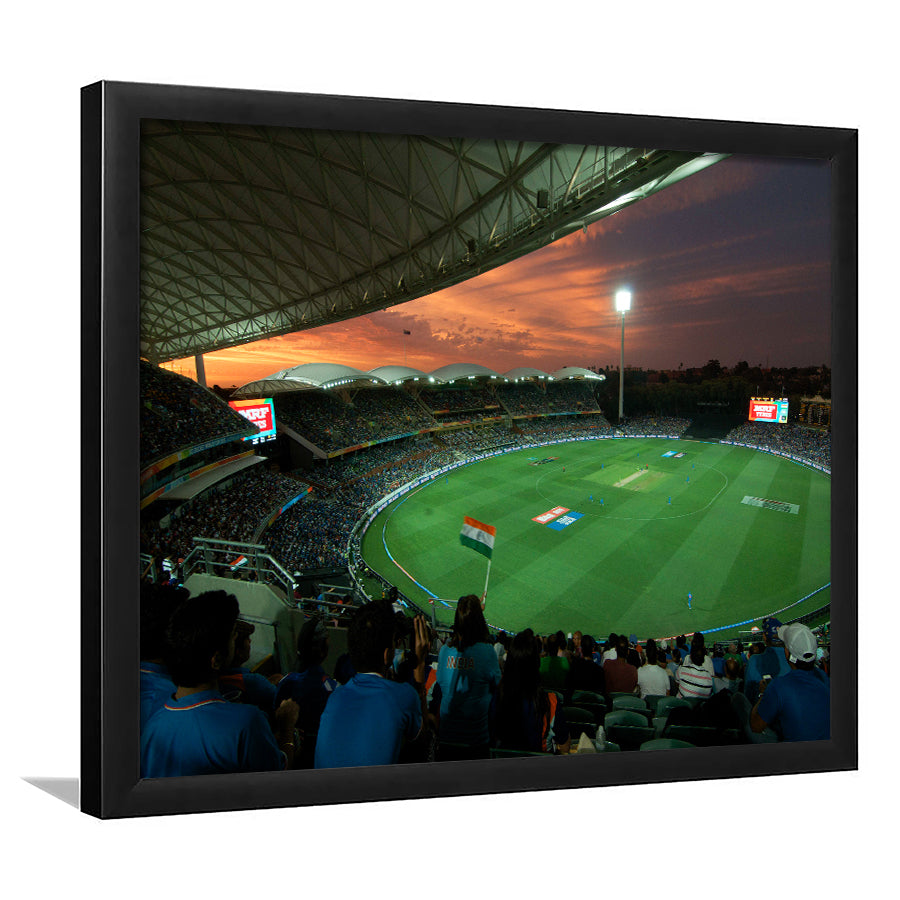 Adelaide Oval Stadium, Stadium Canvas, Sport Art, Gift for him, Framed Art Prints Wall Art Decor, Framed Picture