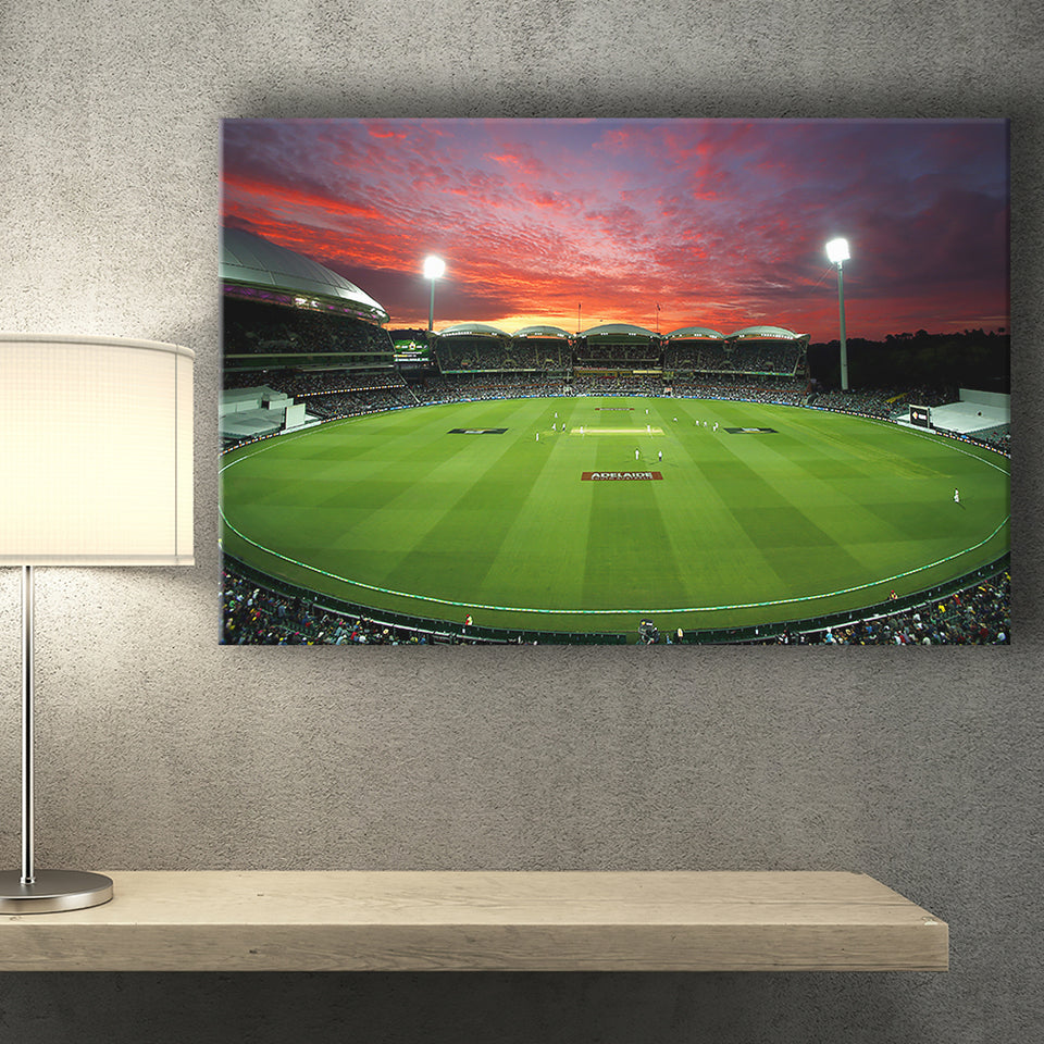 Adelaide Oval Stadium at Night, Stadium Canvas, Sport Art, Gift for him, Fan Gift, Canvas Prints Wall Art Decor