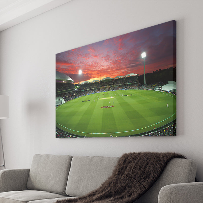 Adelaide Oval Stadium at Night, Stadium Canvas, Sport Art, Gift for him, Fan Gift, Canvas Prints Wall Art Decor