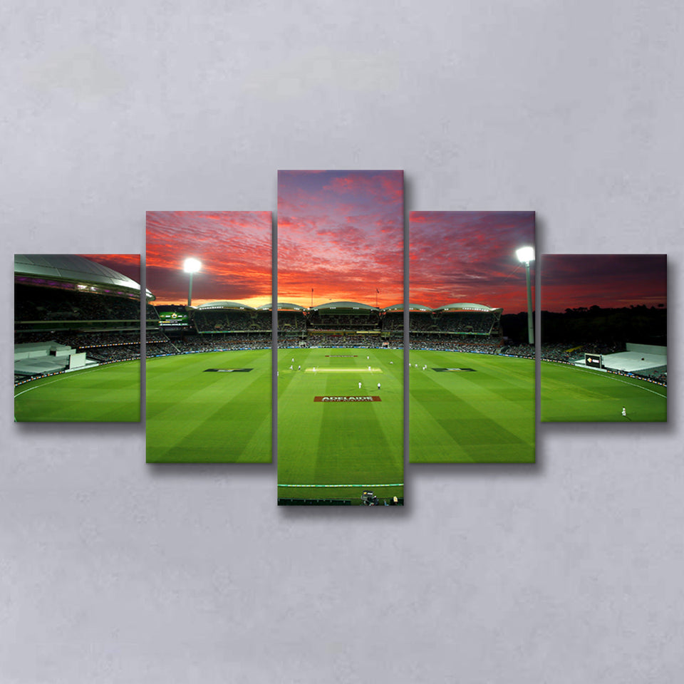 Adelaide Oval Stadium at Night, Stadium Canvas, Sport Art, Large Canvas, Multi Panels, Canvas Prints Wall Art Decor
