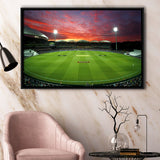 Adelaide Oval Stadium at Night, Stadium Canvas, Sport Art, Gift for him, Framed Canvas Prints Wall Art Decor, Framed Picture