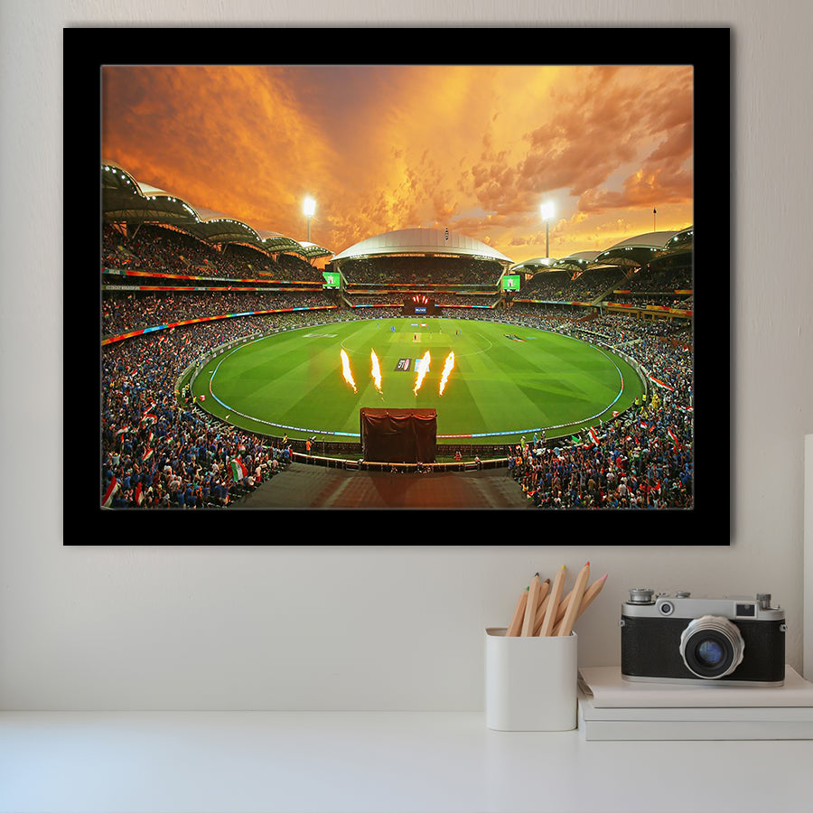 Adelaide Oval in Australia, Stadium Canvas, Sport Art, Gift for him, Framed Art Prints Wall Art Decor, Framed Picture