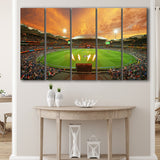 Adelaide Oval in Australia, Stadium Canvas, Sport Art, Gift for him, Multi Panels B, Canvas Prints Wall Art Decor