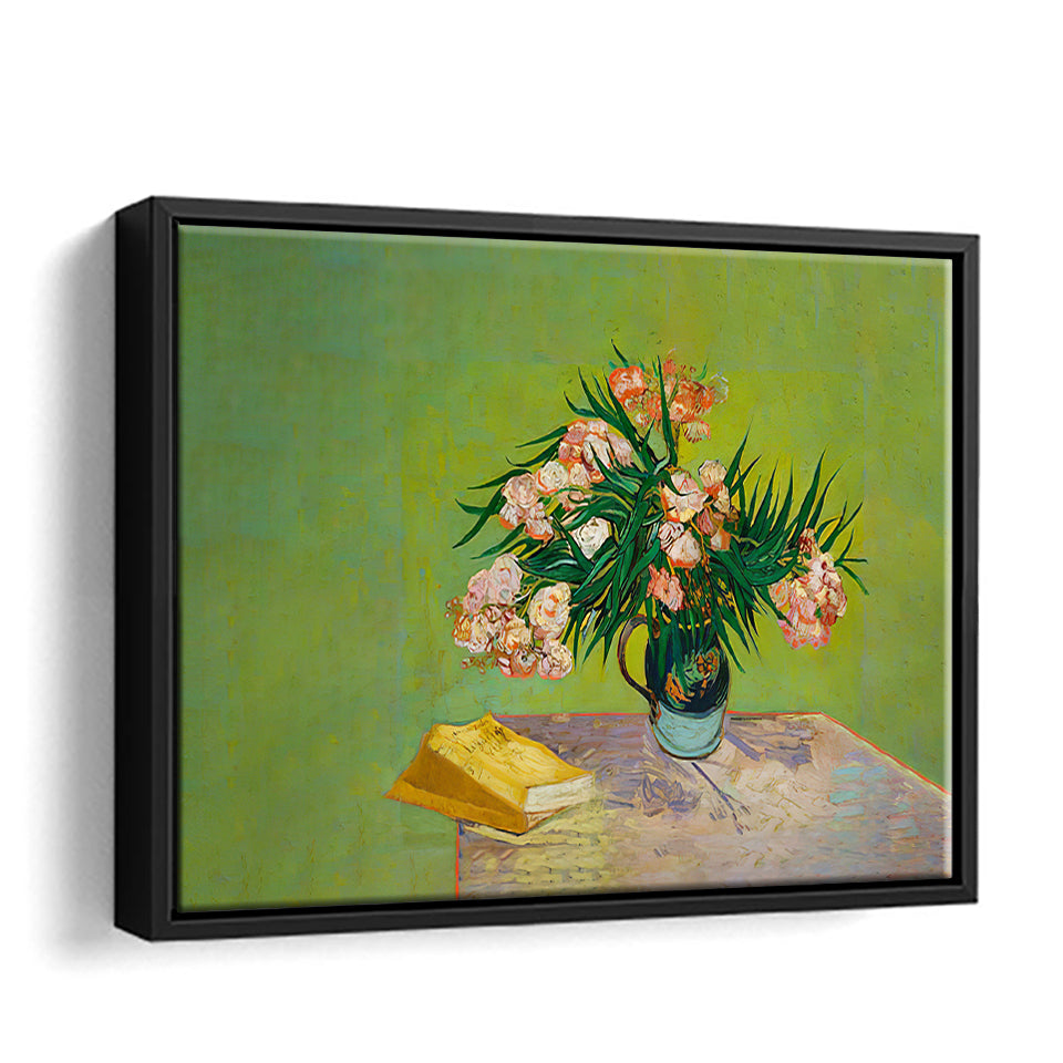 Adelfas Van Gogh Framed Canvas Wall Art - Framed Prints, Canvas Prints, Prints for Sale, Canvas Painting